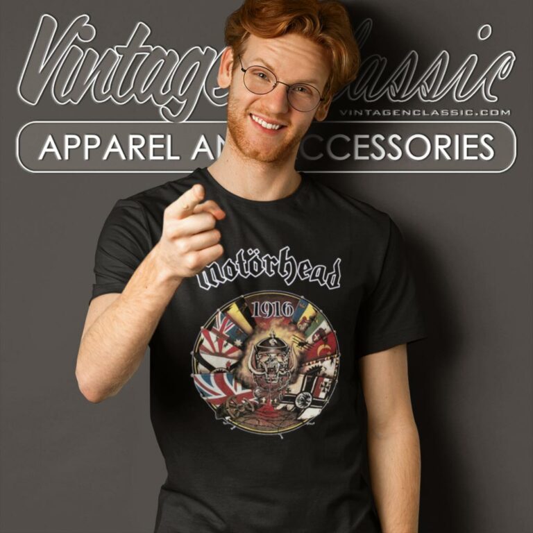 Motorhead Shirt 1916 Lemmy Kilmister Heavy Metal T Shirt Motorhead Shirt 1916 Lemmy Kilmister Heavy Metal T Shirt