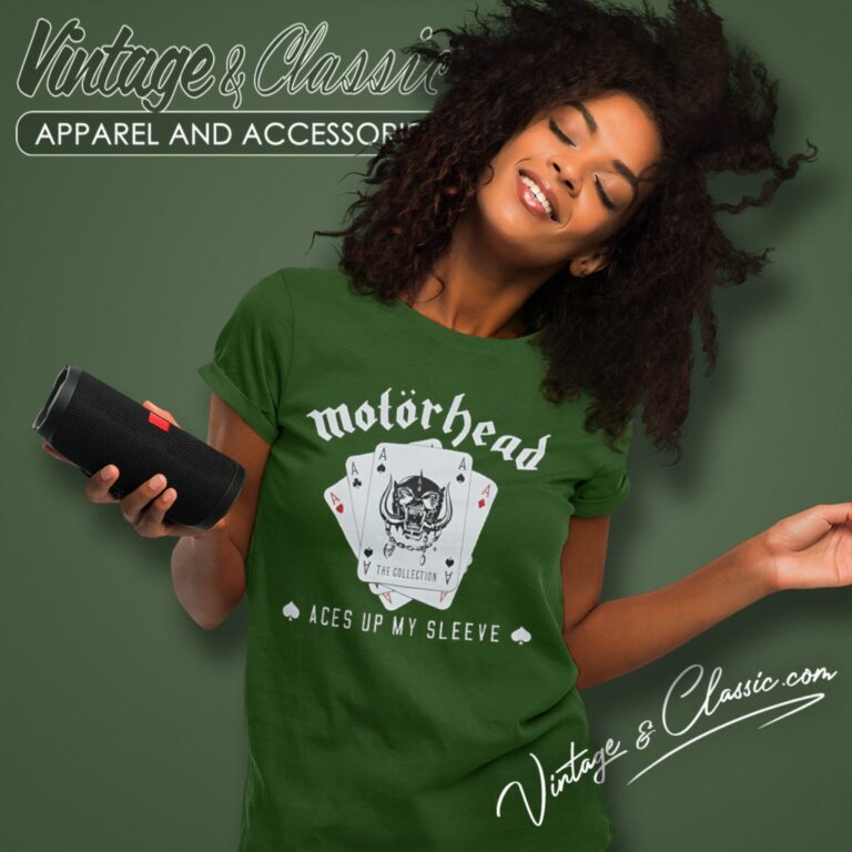 Motorhead Shirt Aces Up My Sleeve Women T Shirt Motorhead Shirt Aces Up My Sleeve Women T Shirt