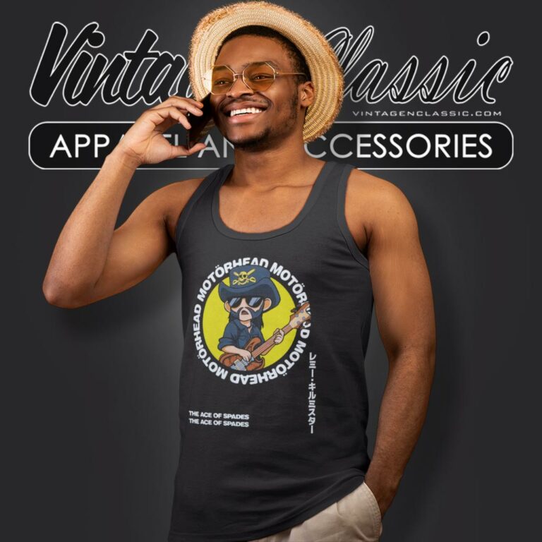 Motorhead Shirt Chibi Lemmy Ace Of Spades Tank Top Racerback Motorhead Shirt Chibi Lemmy Ace Of Spades Tank Top Racerback