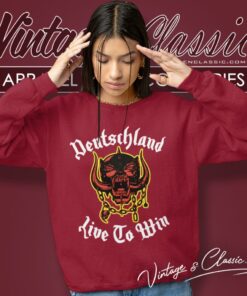 Motorhead Shirt Deutschland Live To Win Sweatshirt