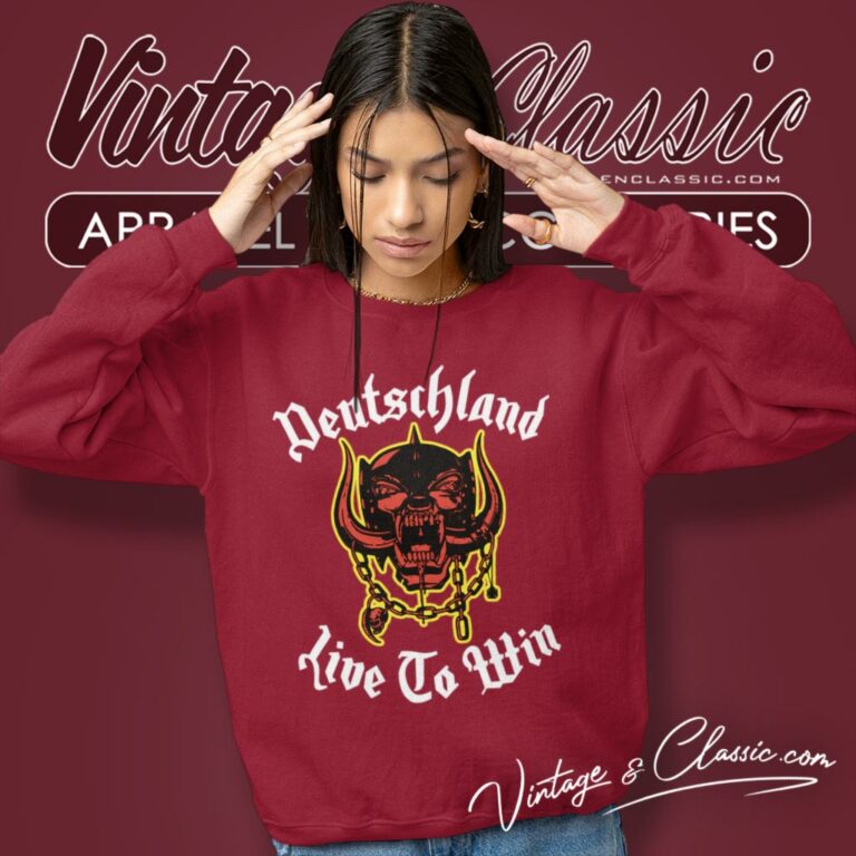 Motorhead Shirt Deutschland Live To Win Sweatshirt Motorhead Shirt Deutschland Live To Win Sweatshirt