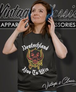 Motorhead Shirt Deutschland Live To Win Women T Shirt