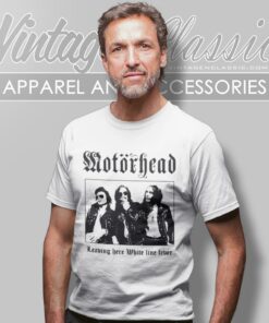 Motorhead Shirt Leaving Here White Line Fever T Shirt