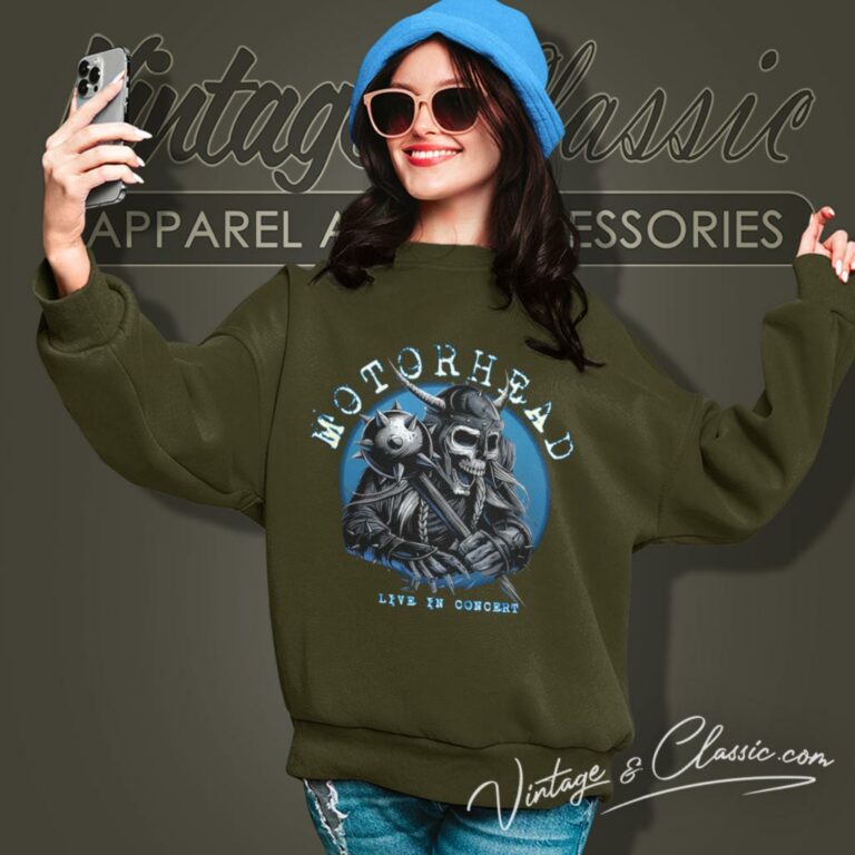 Motorhead Shirt Live In Concert Sweatshirt Motorhead Shirt Live In Concert Sweatshirt