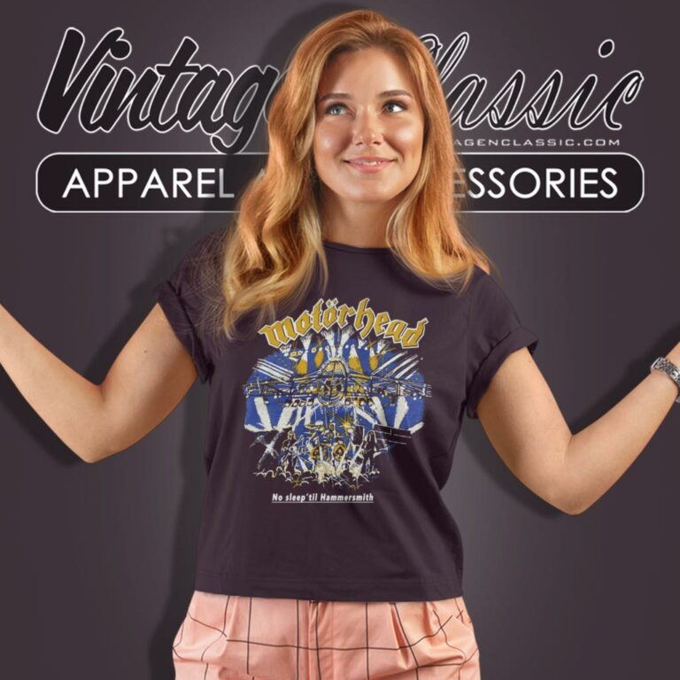 Motorhead Shirt No Sleep Till Hammersmith Women T Shirt Motorhead Shirt No Sleep Till Hammersmith Women T Shirt
