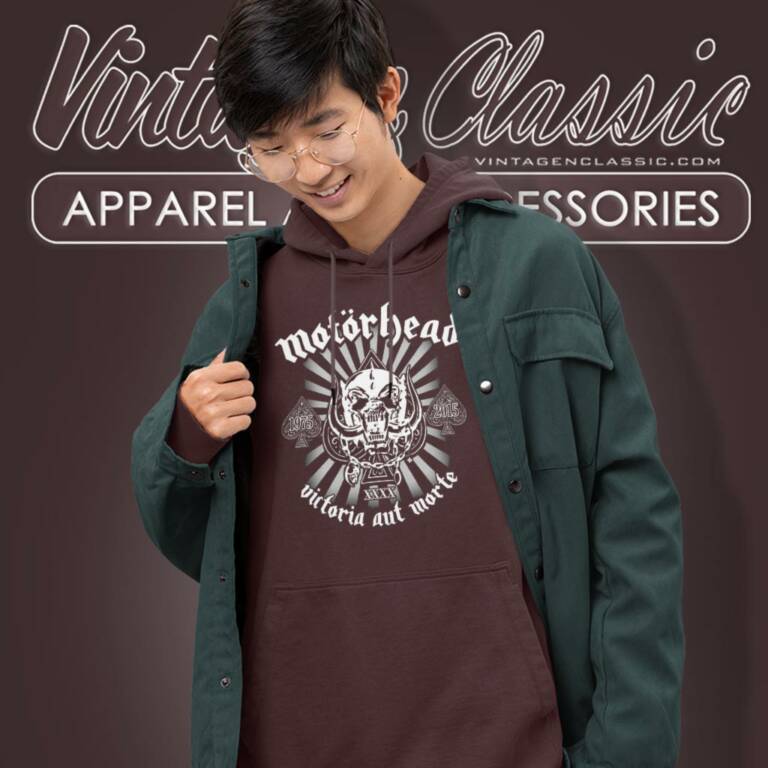Motorhead Victoria Aut Morte Hoodie Motorhead Victoria Aut Morte Hoodie