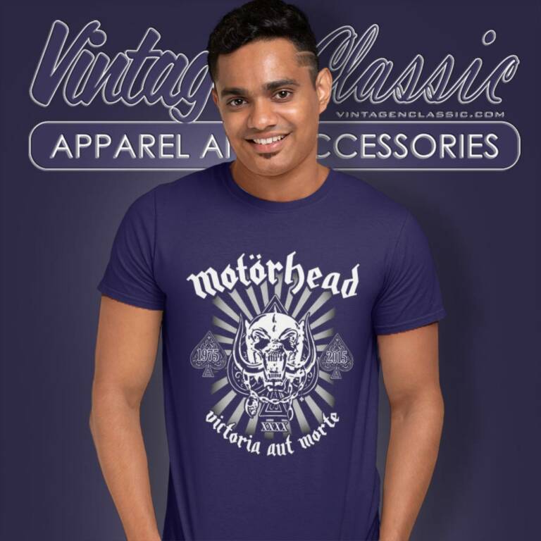 Motorhead Victoria Aut Morte T Shirt Motorhead Victoria Aut Morte T Shirt