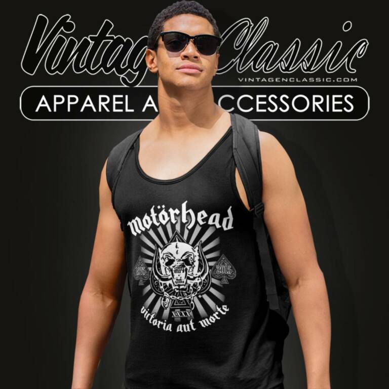 Motorhead Victoria Aut Morte Tank Top Racerback Motorhead Victoria Aut Morte Tank Top Racerback