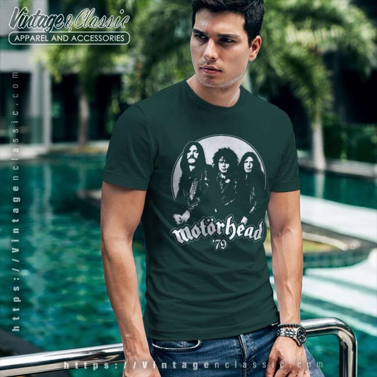 Motrhead 79 Circle Photo T Shirt Motrhead 79 Circle Photo T Shirt