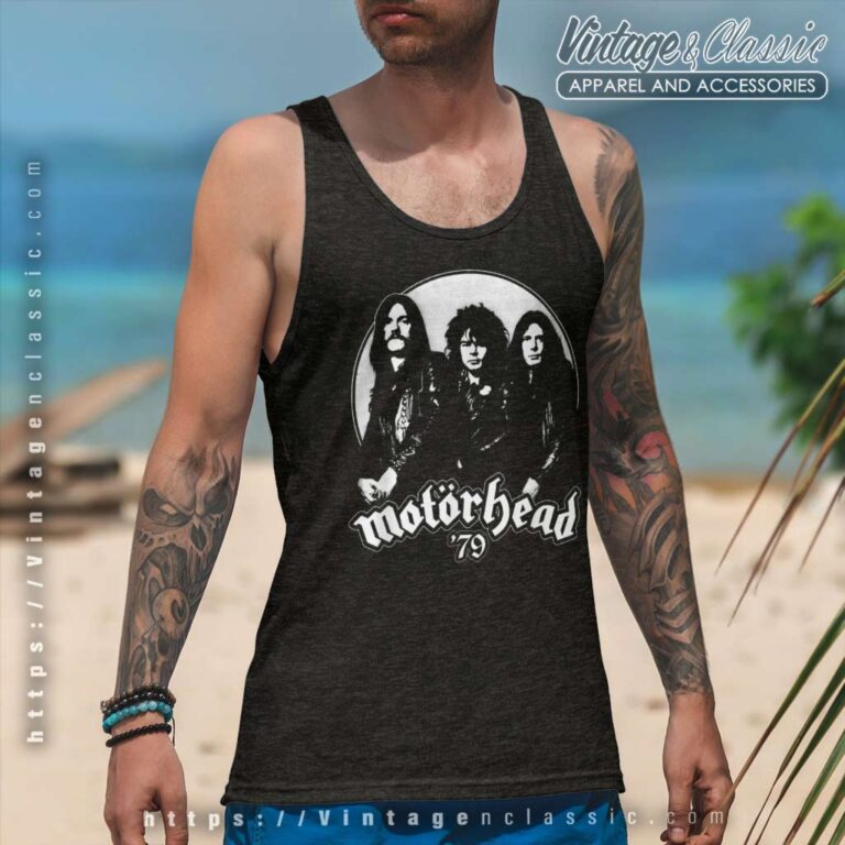 Motrhead 79 Circle Photo Tank Top Racerback Motrhead 79 Circle Photo Tank Top Racerback