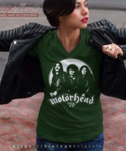 Motrhead 79 Circle Photo V Neck TShirt
