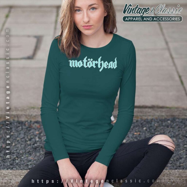 Motrhead Baby Blue Logo Long Sleeve Tee Motrhead Baby Blue Logo Long Sleeve Tee