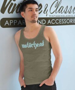 Motorhead Baby Blue Logo Shirt 5 Motrhead Baby Blue Logo Tank Top Racerback