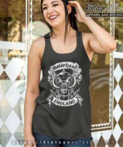 Motrhead England Crossed Swords Tank Top Racerback