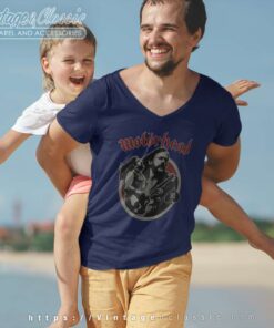 Motrhead Lemmy 81 V Neck TShirt 1
