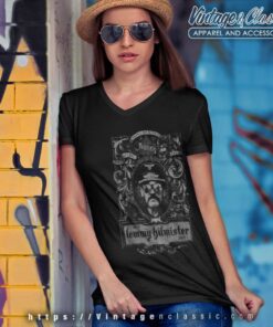 Motrhead Lemmy Crest V Neck TShirt
