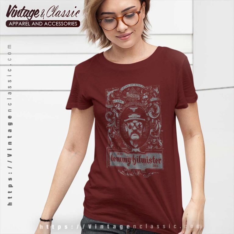 Motrhead Lemmy Crest Women TShirt Motrhead Lemmy Crest Women TShirt