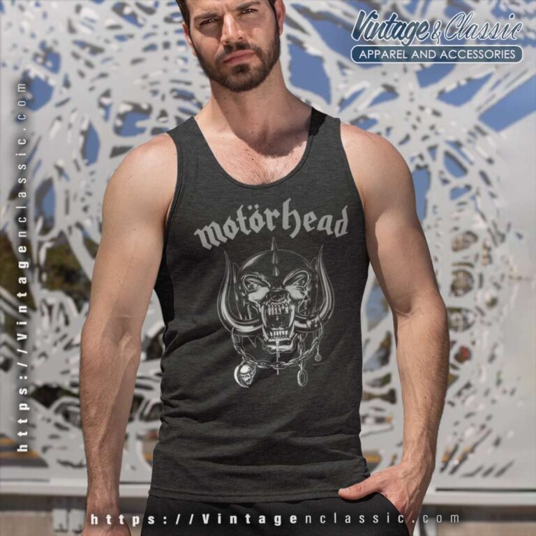 Motrhead Metallic Warpig Tank Top Racerback Motrhead Metallic Warpig Tank Top Racerback