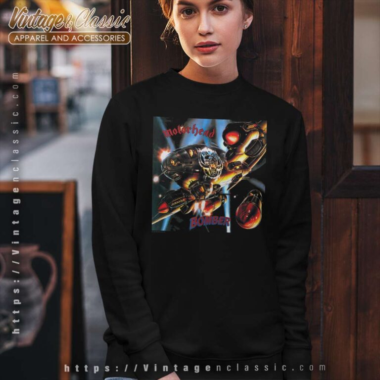 Motrhead Shirt Album Bomber Sweatshirt Motrhead Shirt Album Bomber Sweatshirt