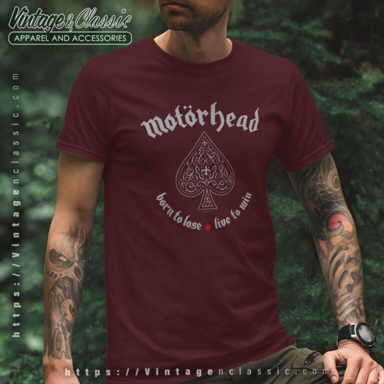 Motrhead Shirt Album Born To Lose Live To Win T Shirt Motrhead Shirt Album Born To Lose Live To Win T Shirt