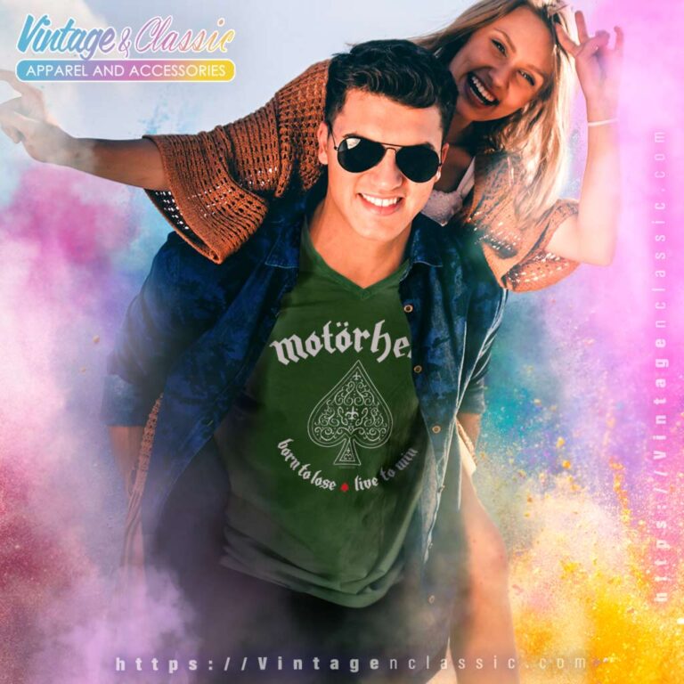 Motrhead Shirt Album Born To Lose Live To Win V Neck TShirt Motrhead Shirt Album Born To Lose Live To Win V Neck TShirt