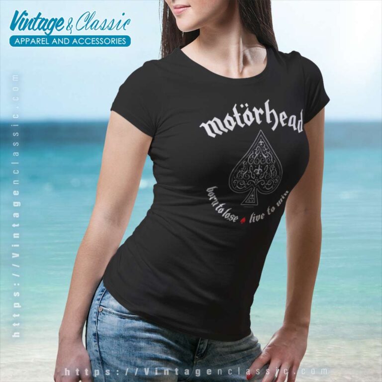 Motrhead Shirt Album Born To Lose Live To Win Women TShirt Motrhead Shirt Album Born To Lose Live To Win Women TShirt