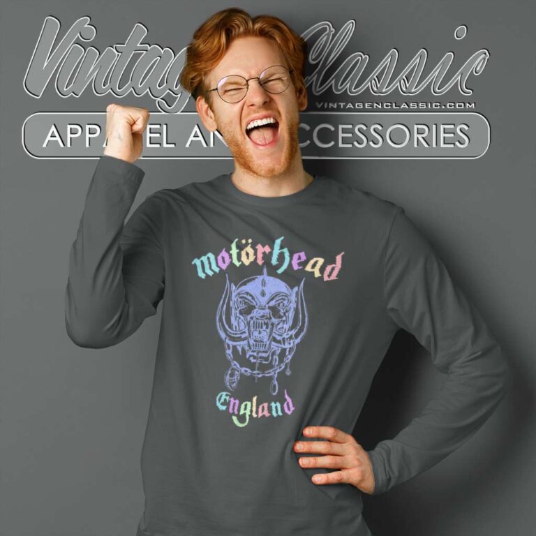 Motrhead Shirt Album England Long Sleeve Tee Motrhead Shirt Album England Long Sleeve Tee