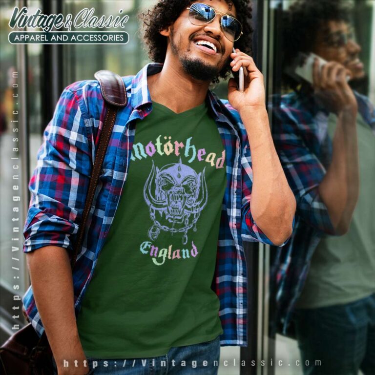 Motrhead Shirt Album England V Neck TShirt Motrhead Shirt Album England V Neck TShirt