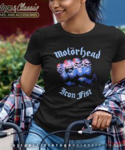 Motrhead Shirt Album Iron Fist Women TShirt 1
