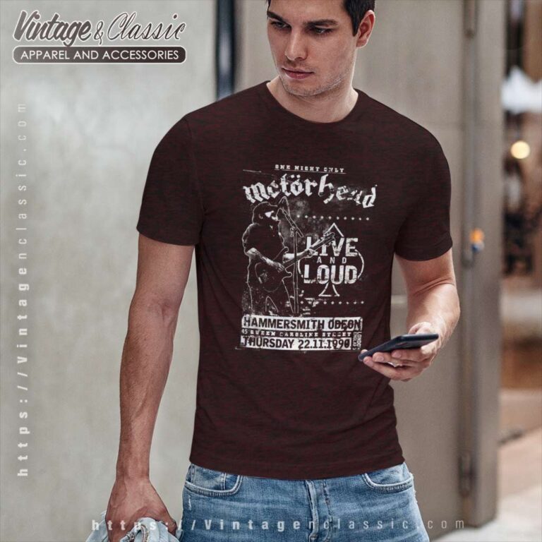 Motrhead Shirt Album Live Loud T Shirt Motrhead Shirt Album Live Loud T Shirt