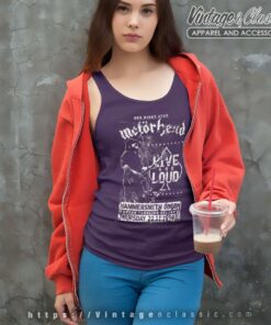 Motrhead Shirt Album Live Loud Tank Top Racerback