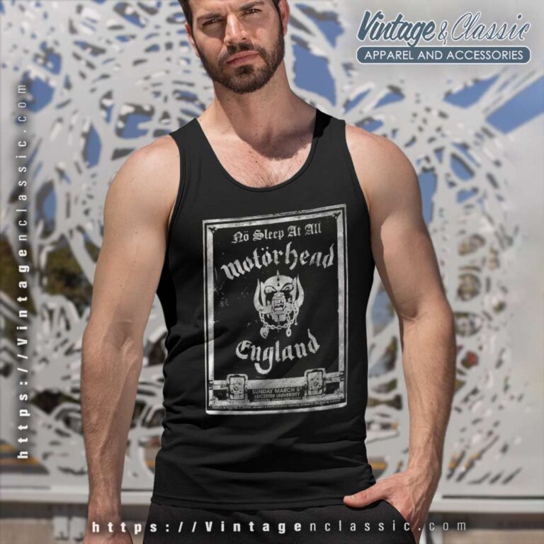 Motrhead Shirt Album No Sleep Til Hammersmith Tank Top Racerback 1 Motrhead Shirt Album No Sleep Til Hammersmith Tank Top Racerback 1