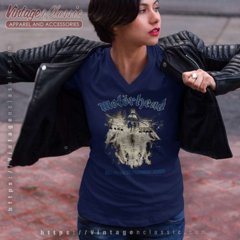Motrhead Shirt Album No Sleep Til Hammersmith V Neck TShirt Motrhead Shirt Album No Sleep Til Hammersmith V Neck TShirt