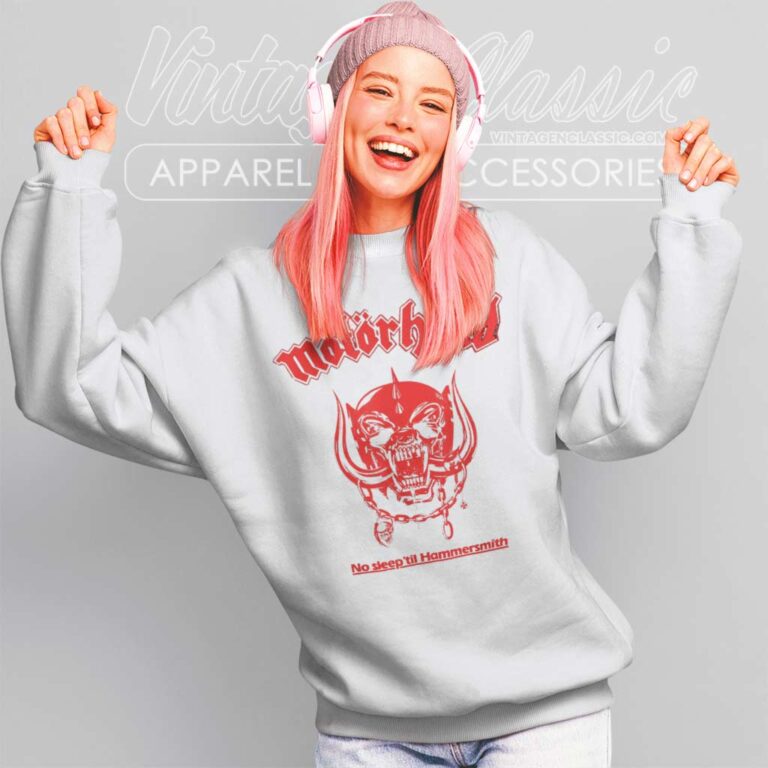 Motrhead Shirt Album No Sleep Til Hammersmith Warpig Sweatshirt Motrhead Shirt Album No Sleep Til Hammersmith Warpig Sweatshirt