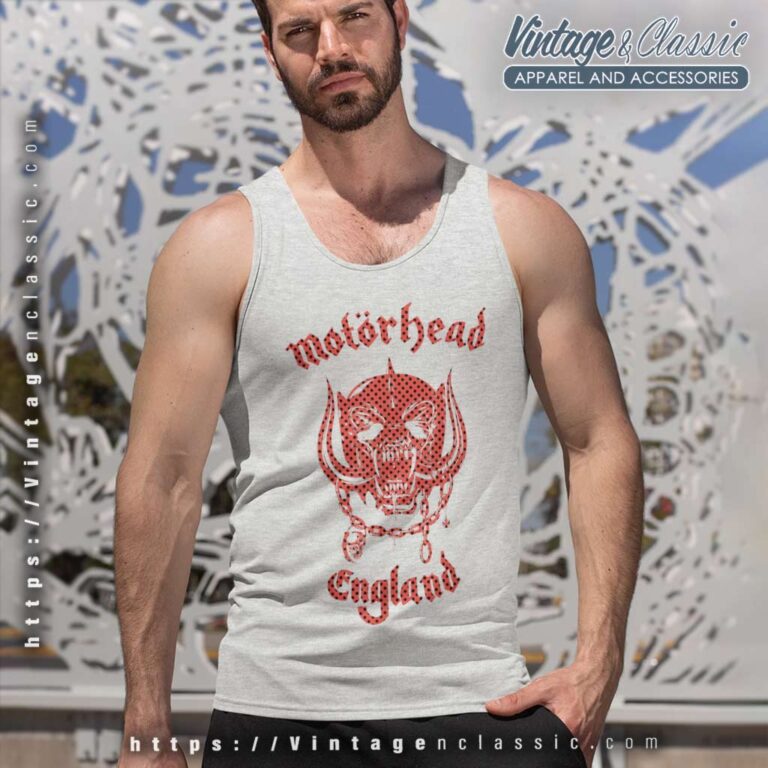 Motrhead Warpig England Red Tank Top Racerback Motrhead Warpig England Red Tank Top Racerback
