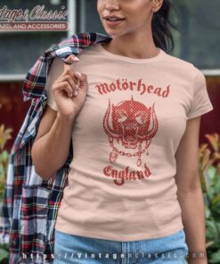 Motorhead Warpig England Red Shirt 7 Motrhead Warpig England Red Women TShirt