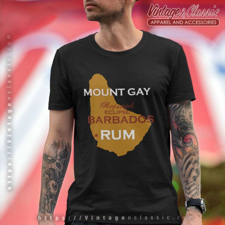 Mount Gay Eclipse Barbados Rum T Shirt Mount Gay Eclipse Barbados Rum T Shirt