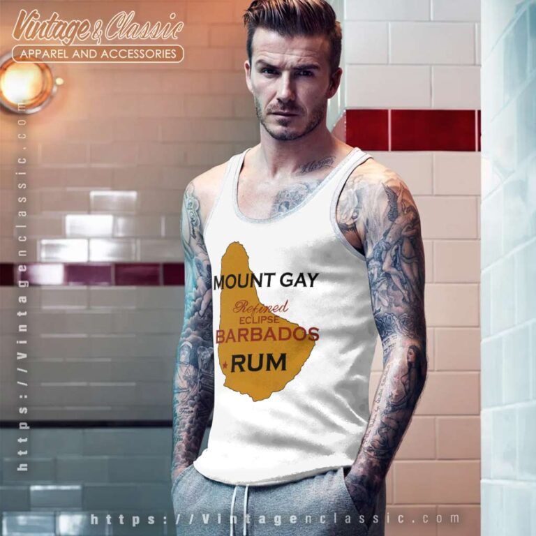Mount Gay Eclipse Barbados Rum Tank Top Racerback Mount Gay Eclipse Barbados Rum Tank Top Racerback