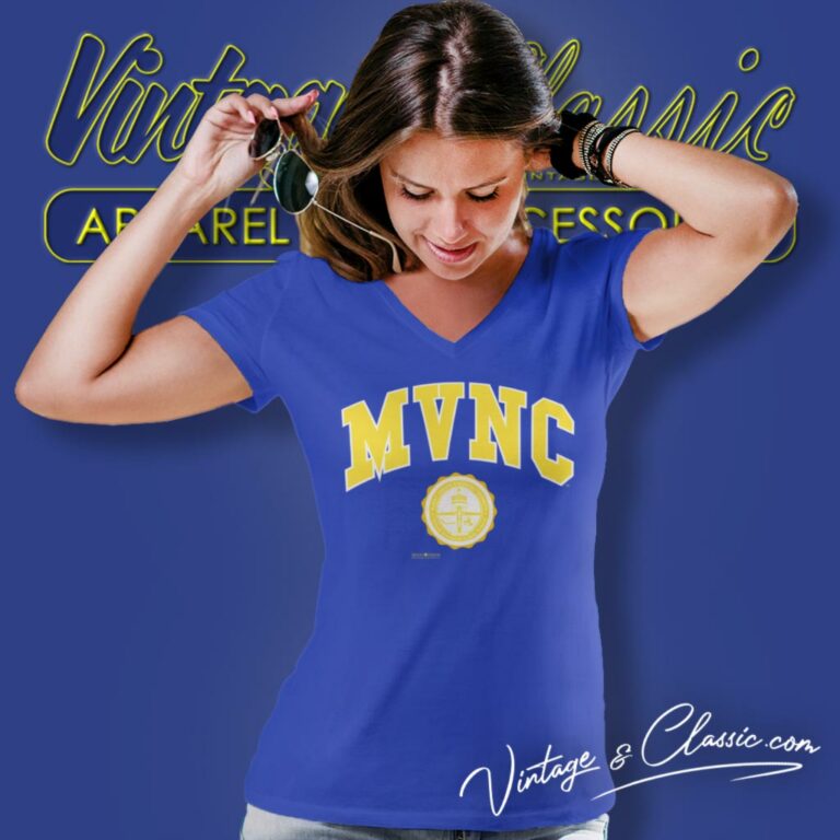 Mount Vernon Nazarene College Mvnc V Neck TShirt Mount Vernon Nazarene College Mvnc V Neck TShirt
