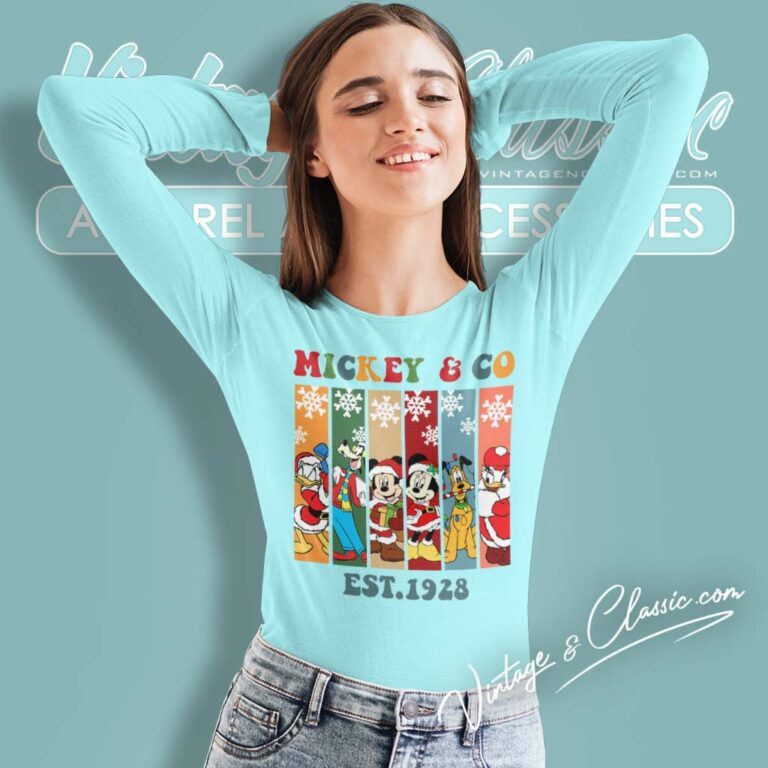 Mouse And Friends Christmas Long Sleeve Tee Mouse And Friends Christmas Long Sleeve Tee