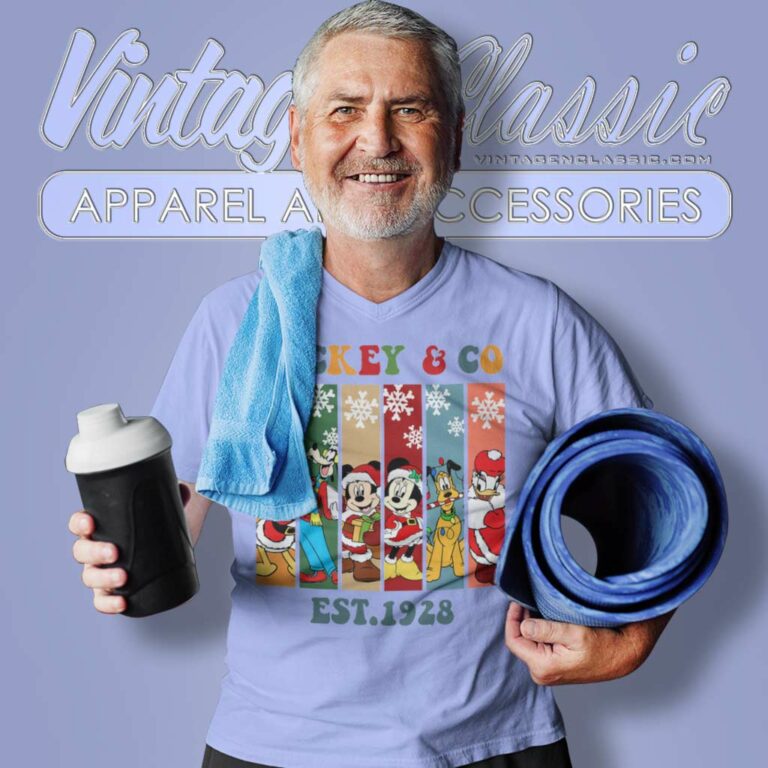 Mouse And Friends Christmas V Neck TShirt Mouse And Friends Christmas V Neck TShirt