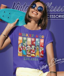 Mouse And Friends Christmas Women TShirt