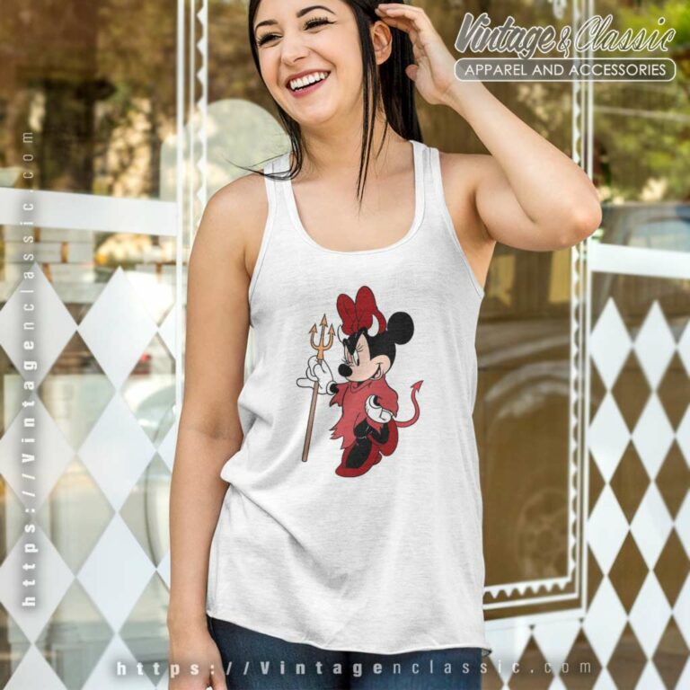 Mouse Halloween Shirt Minnie Devil Tank Top Racerback Mouse Halloween Shirt Minnie Devil Tank Top Racerback