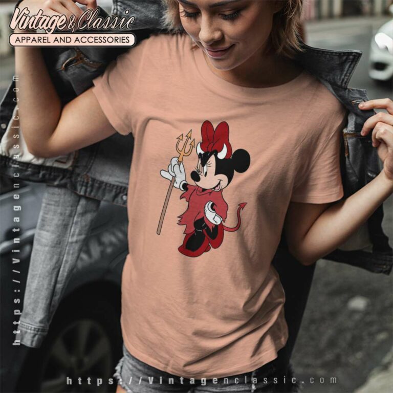 Mouse Halloween Shirt Minnie Devil Women TShirt Mouse Halloween Shirt Minnie Devil Women TShirt