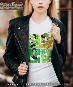 Mouse and Friends St Patricks Day Vneck