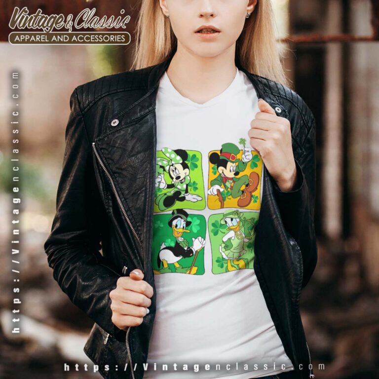 Mouse and Friends St Patricks Day Vneck Mouse and Friends St Patricks Day Vneck