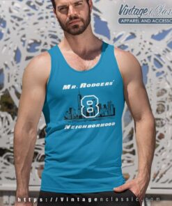 Mr Aaron Rodgers 8 Neightborhood New York Jets Tank Top Racerback