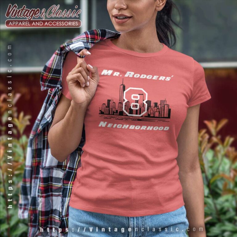 Mr Aaron Rodgers 8 Neightborhood New York Jets Women TShirt Mr Aaron Rodgers 8 Neightborhood New York Jets Women TShirt