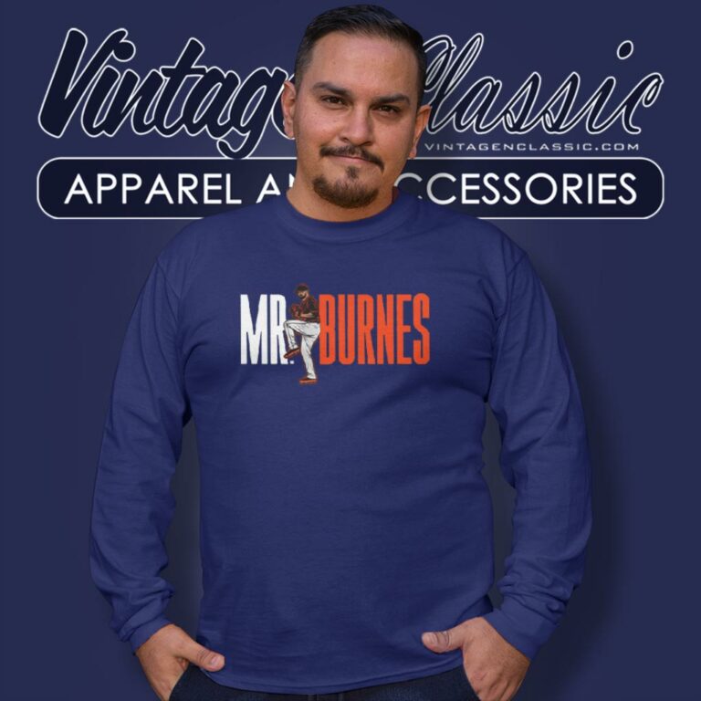 Mr Corbin Burnes Baltimore Orioles Long Sleeve Tee Mr Corbin Burnes Baltimore Orioles Long Sleeve Tee