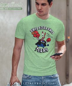 Mr Krabs Spongebob Philadelphia 76ers T Shirt